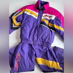 Ski-Doo Purple & Pink Women's Ski Jacket and Pants Set